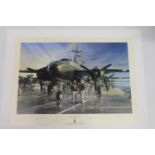 JOHN D SHAW (b1961),  The Hornet's Nest, A Salute to Doolittle's Tokyo Raiders,  Print, pencil