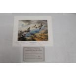 NICOLAS TRUDGIAN (b1959),  Normandy Fighter Sweep,  Print, pencil signed limited edition 1869/