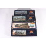 Four Bachmann Branchline OO gauge model railways locomotives including 31408 4-6-0 Lord Nelson