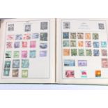 World used stamp collection held in five albums including GB QV 2d blue imperf, NEW ZEALND,