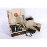 Paillard Bolex H16 type 16mm camera in issue box with additional accessories.