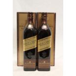 Two bottles of JOHNNIE WALKER 18 year Gold Label The Centenary Blend blended Scotch whisky, 40% abv,