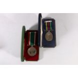 Elizabeth II Civil Defence long service medal [un-named] in Royal Mint issue case, (ref 154/18)