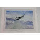 ROBERT TAYLOR (b1951),  Mosquito,   Print, pencil signed by Leonard Cheshire, published by The