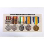 Medals of 5314/S7399 Private/Corporal/Sergeant James Campbell of the 1st Battalion Gordon