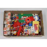 Vintage Lego blocks including Legoland boxes for 600 ambulance, 601 fire engine, 602 fire truck, 620