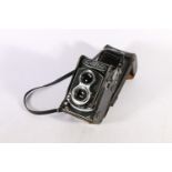 Minolta Autocord twin lens reflex TLR camera, serial number 416303, with Minolta Rokkor 1:3.5 f=75mm