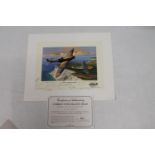 NICOLAS TRUDGIAN (b1959),  Combat Over Beachy Head,  Print, pencil signed limited edition 715/800,
