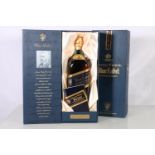 JOHNNIE WALKER blue label blended Scotch whisky, bottle number LB004350JW, 70cl 40% abv, boxed
