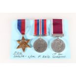 Medals of 2869498 Private/Lance Corporal Frederick Reid of the 1st Battalion The Gordon Highlanders,