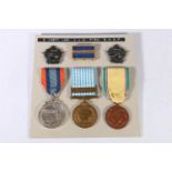 Medals of E13571 LAM J J C Piek of the 2nd Cheettah Squadron South African Air Force, comprising