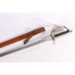 British 1821 pattern Royal Artillery dress sword, the ricasso marked "J H GAUNT & SON LIMITED LATE