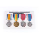 Medals of 4650 and 315287 Private Duncan R Anderson of the 1st Scottish Horse and Royal Highlanders,