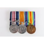 Medals of S22202/S43492 Private James Roderick Matheson MM BSc of the 2nd Battalion Gordon