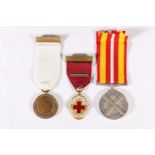 Medal of Miss Gwen Jones of the Voluntary Medical Service comprising a silver Voluntary Medical