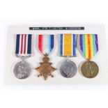 Medals of 8505/266901/632097 Private Thomas Veitch MM of the 6th Gordon Highlanders and Labour Corps