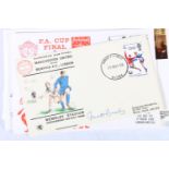GB and other first day cover collection including Manchester United vs Benfica 4-1 European Cup