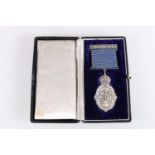 GRI Kaisar-I-Hind 2nd class silver medal "For Public Service In India" in issue box, (ref 56/34)