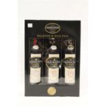 GLENGOYNE Millennium Selection Highland single malt Scotch whisky gift set containing GLENGOYNE 10