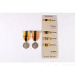 Securicor, two long service medals, both unnamed, also additional service medal ribbons, (ref 230/