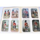 An album of postcards titled "The Seaforth Highlanders" containing around 38 postcards including