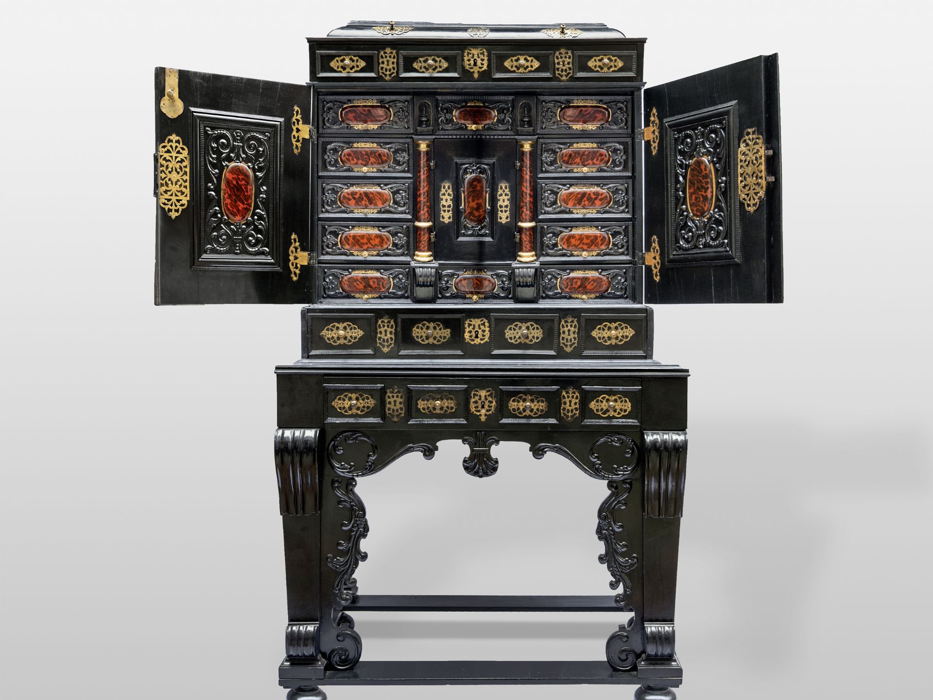Kabinettschrank, Deutsch oder flämisch, 2. Hälfte 17. Jahrhundert