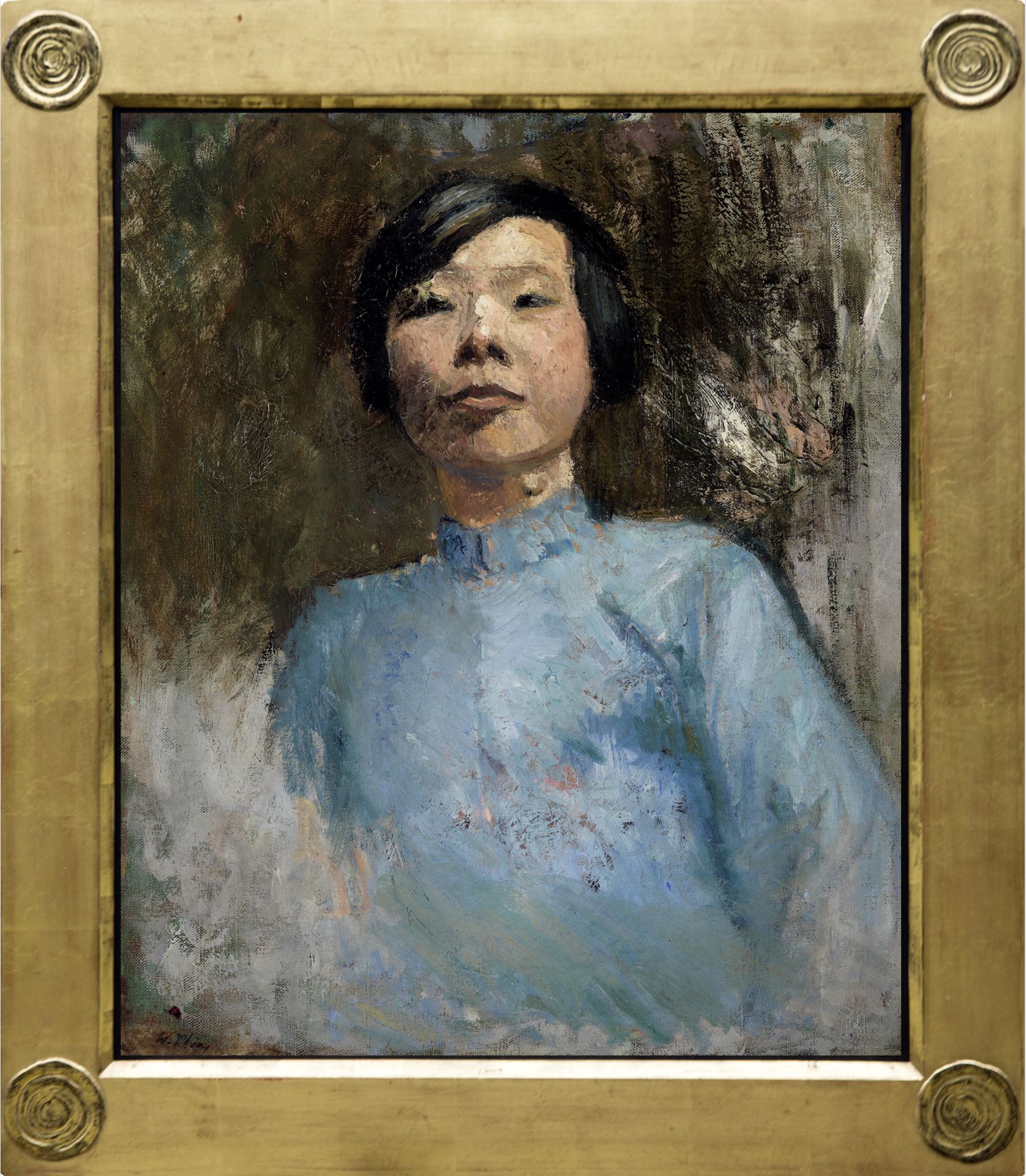 Wilhelm Thöny, Graz 1888 - 1949 New York, Portrait einer Chinesin - Bild 2 aus 3