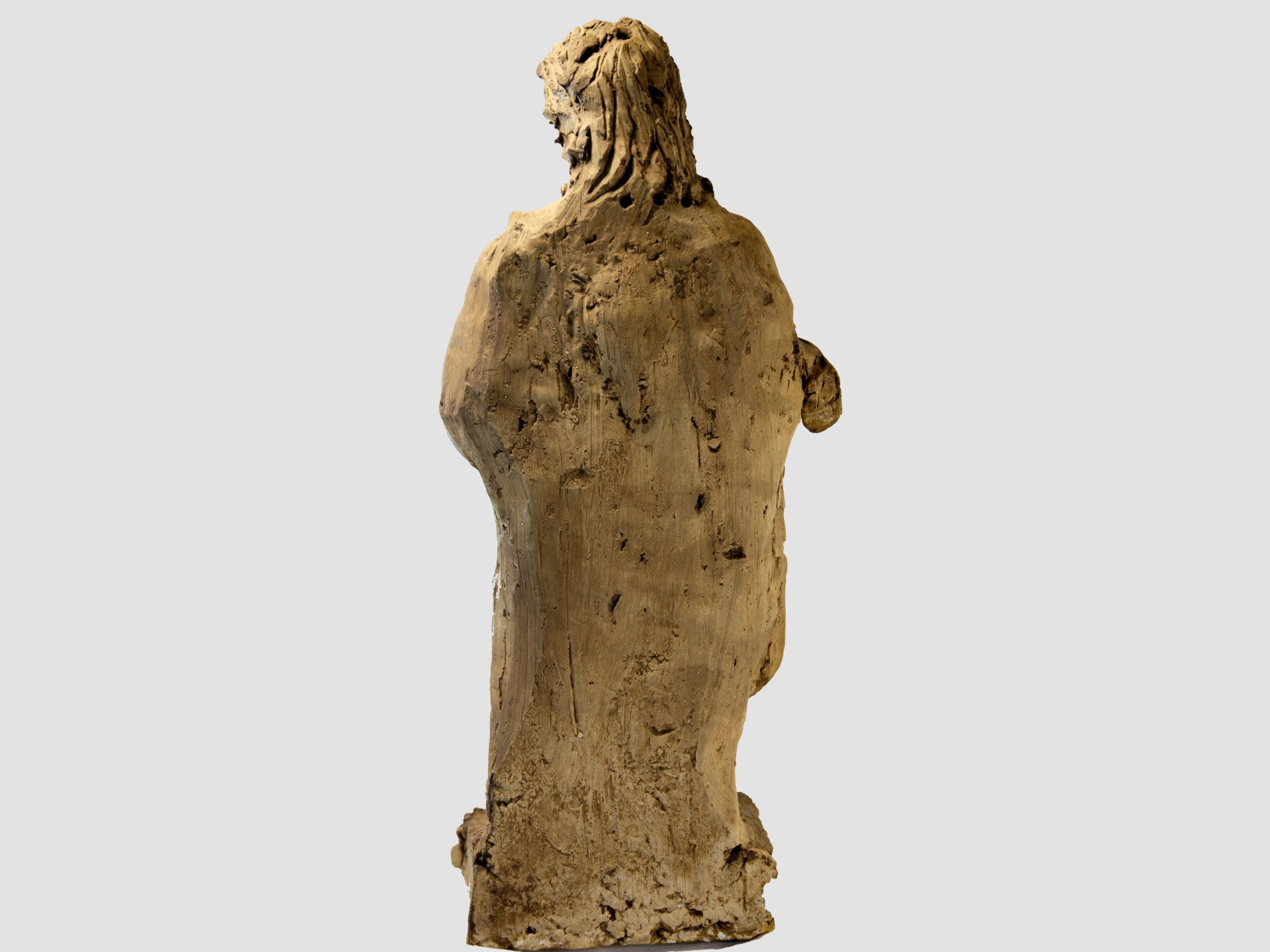 Meisterliche Skulptur, Apostel oder Gelehrter, Mittelitalien um 1630/50 - Bild 4 aus 5