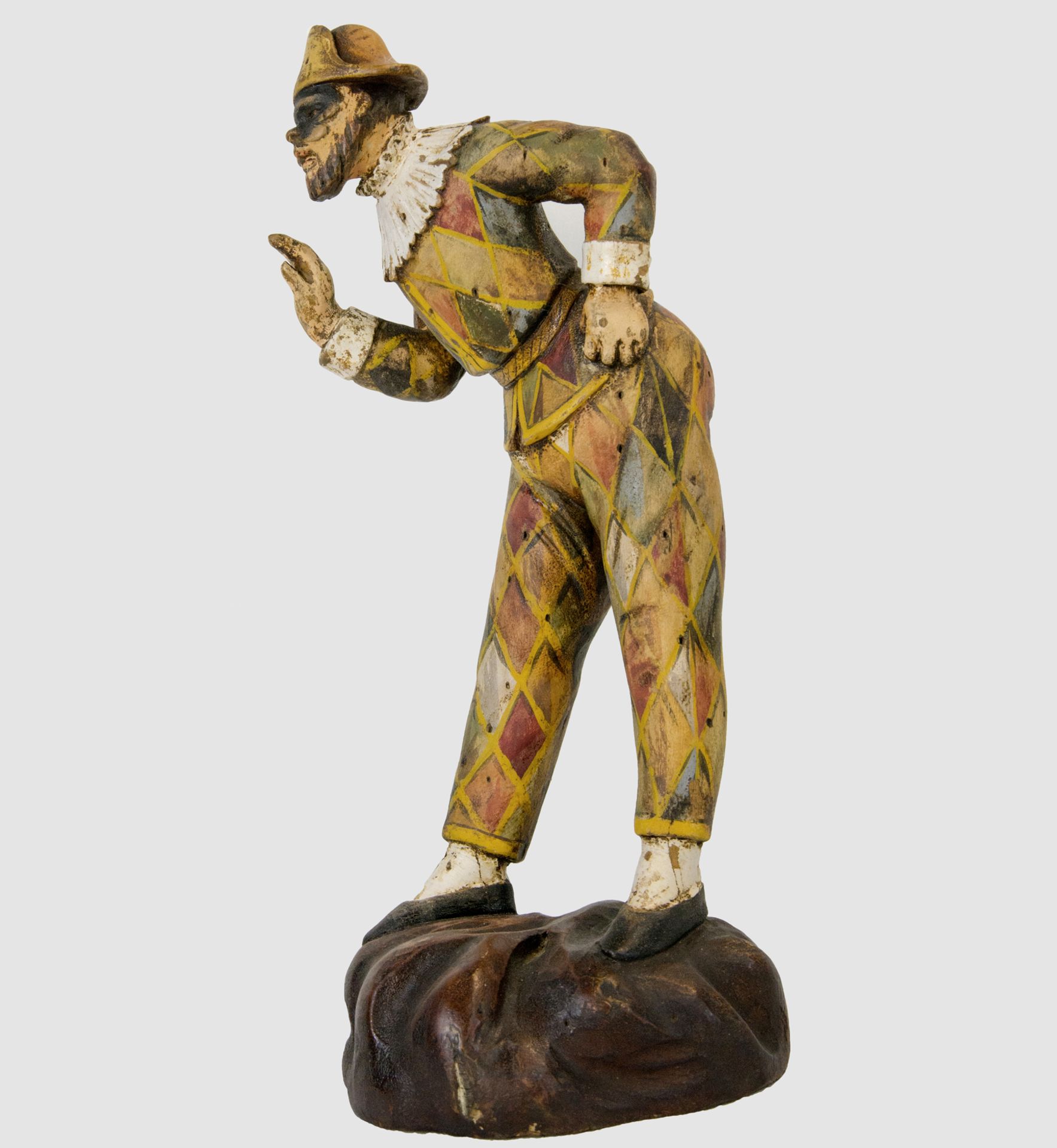 Harlekin, Figur aus der Commedia dell´arte, Venedig 18./19. Jh.