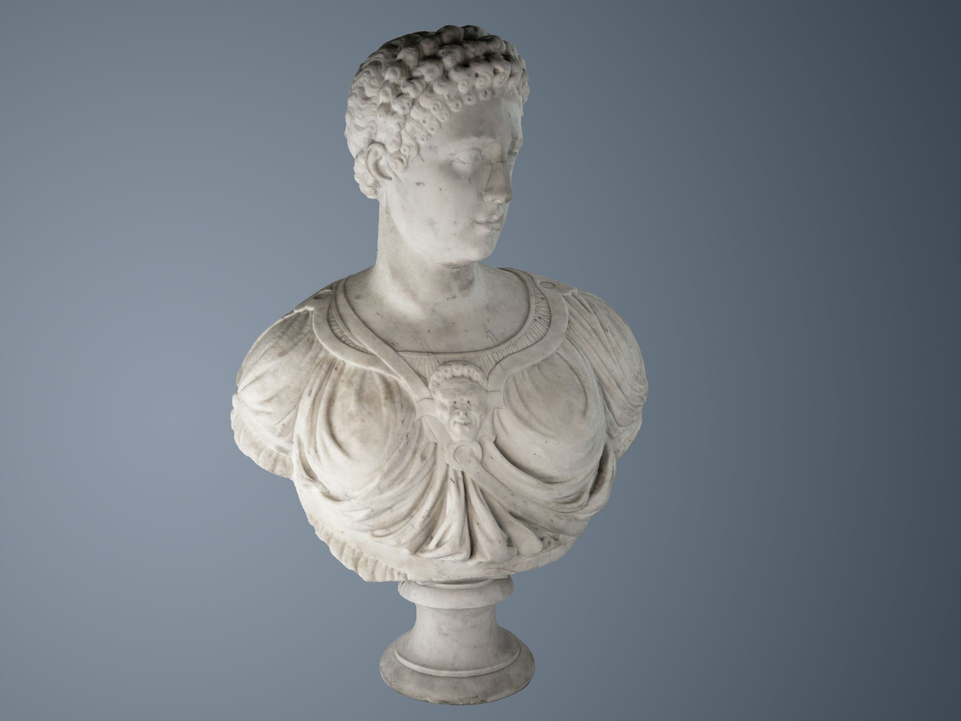 Portraitbüste der Göttin Athene, Meisterliche Bildhauerwerkstatt, Rom um 1680/1700