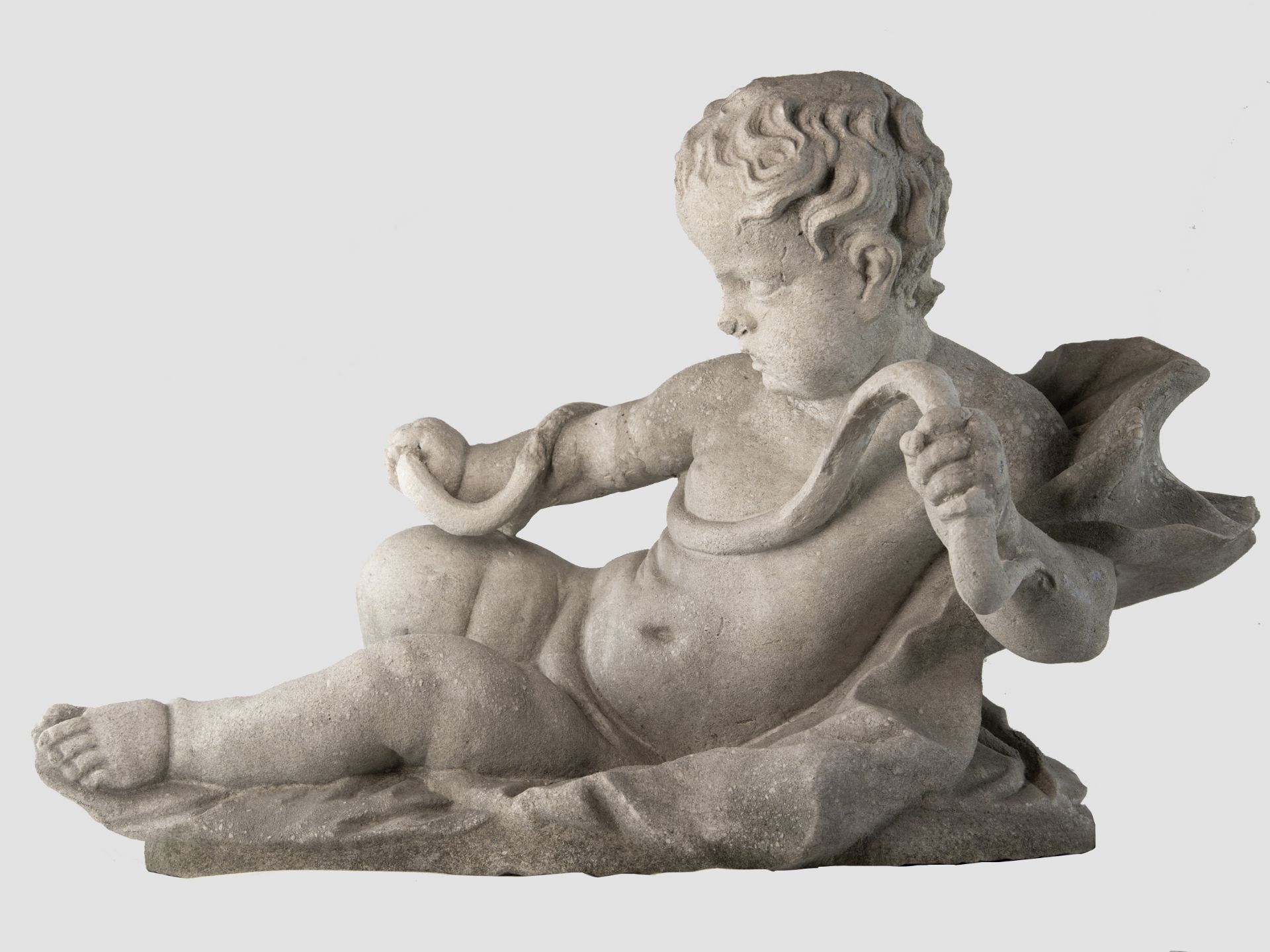Der junge Herkules, 17./18. Jahrhundert, Sandstein