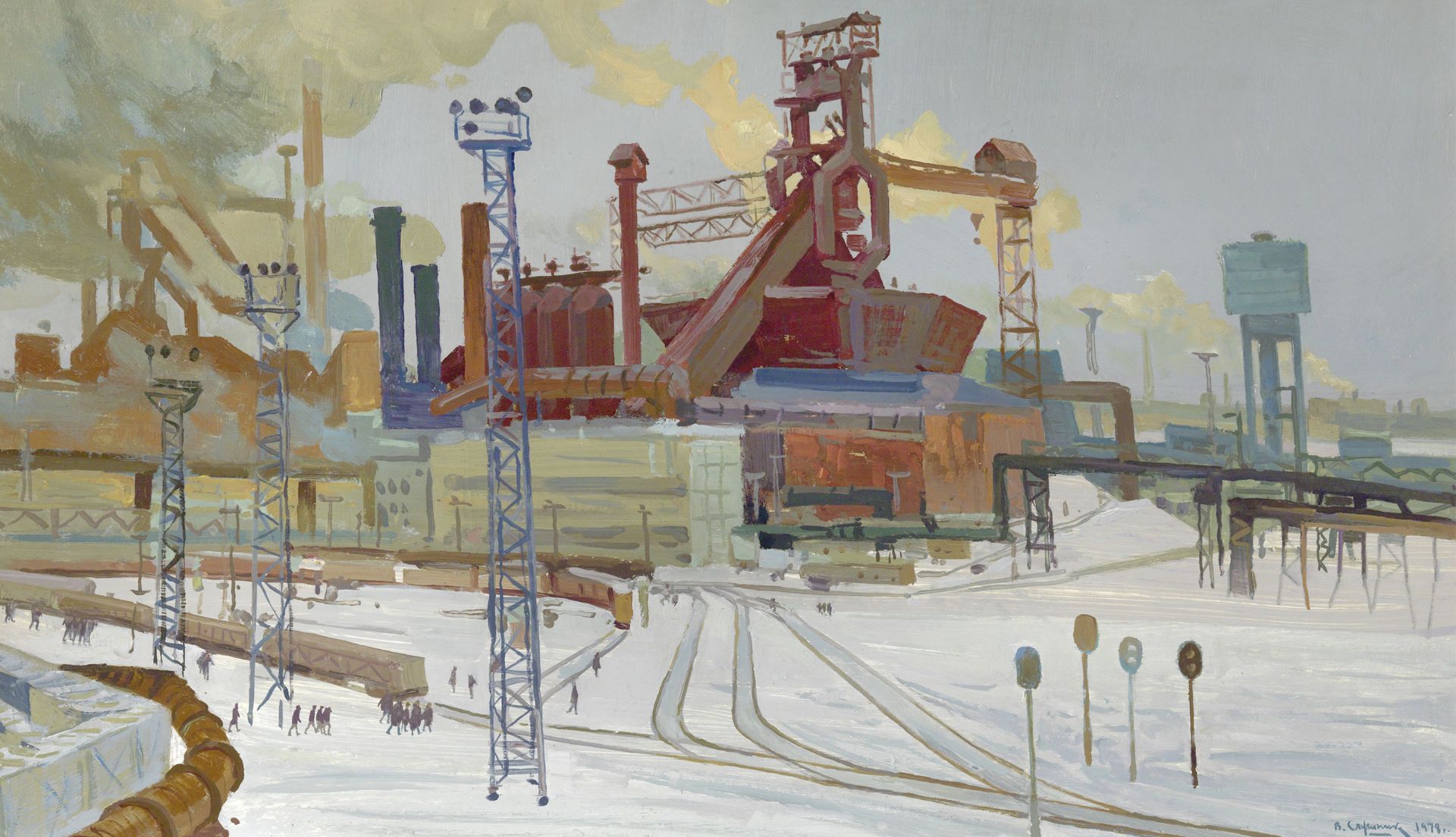 Viktor Slushnik, geb. 1926 in Odessa, "Factory"