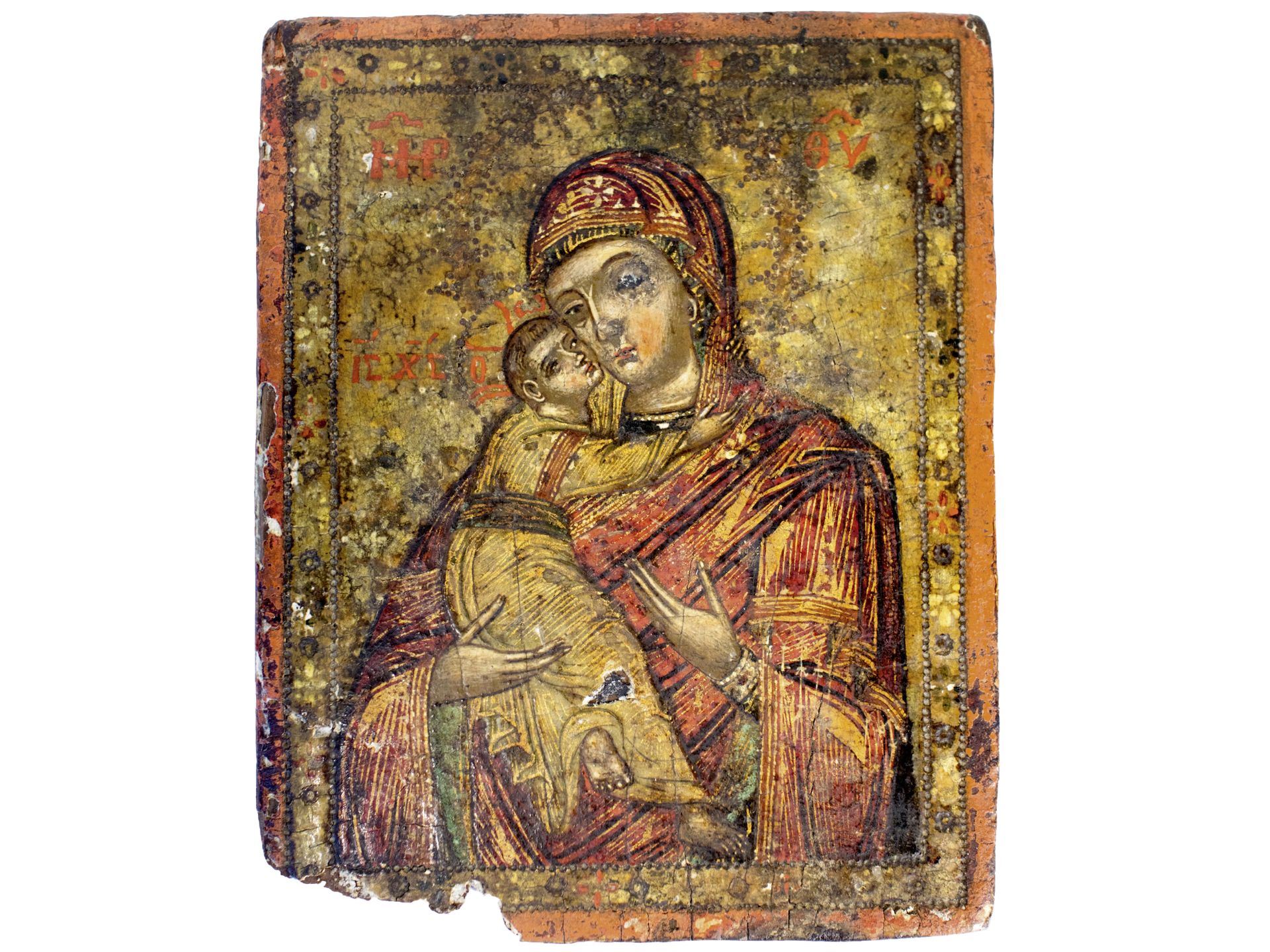 Tafelbild/Ikone, Veneto Kretisch, 12.-14. Jahrhundert