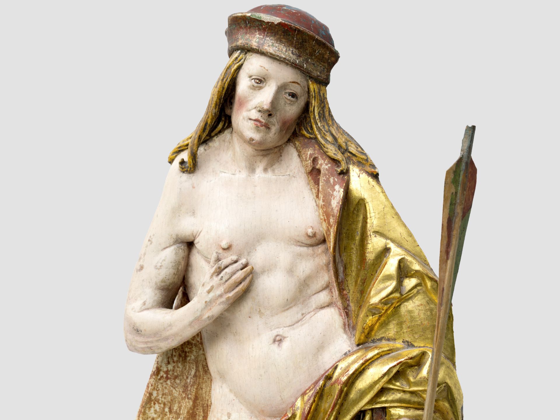 Jörg Lederer, Füssen 1470 – 1550 Kaufbeuren, Hl. Sebastian, 1513 - Image 5 of 6