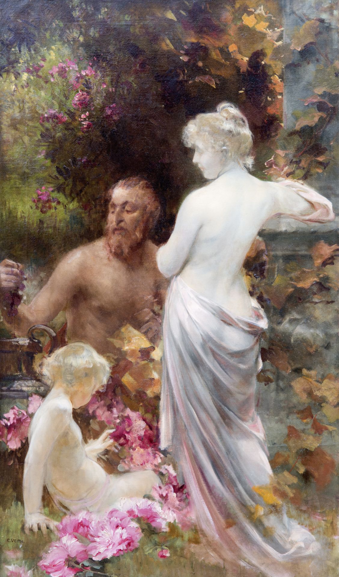 Eduard Veith, Neutitschein 1858 – 1925 Wien, Die Allegorie des Herbstes