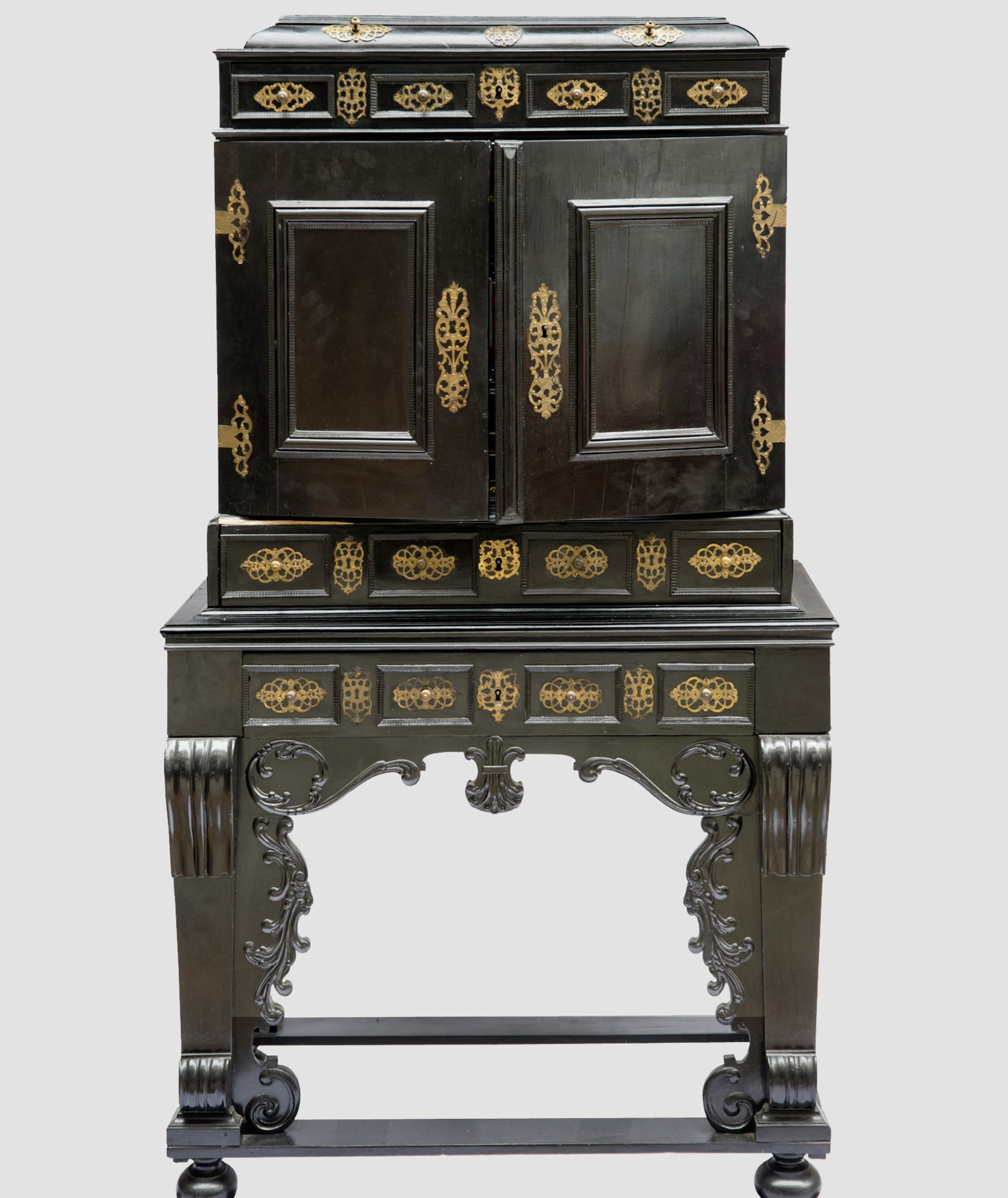 Kabinettschrank, Deutsch oder flämisch, 2. Hälfte 17. Jahrhundert - Image 2 of 17