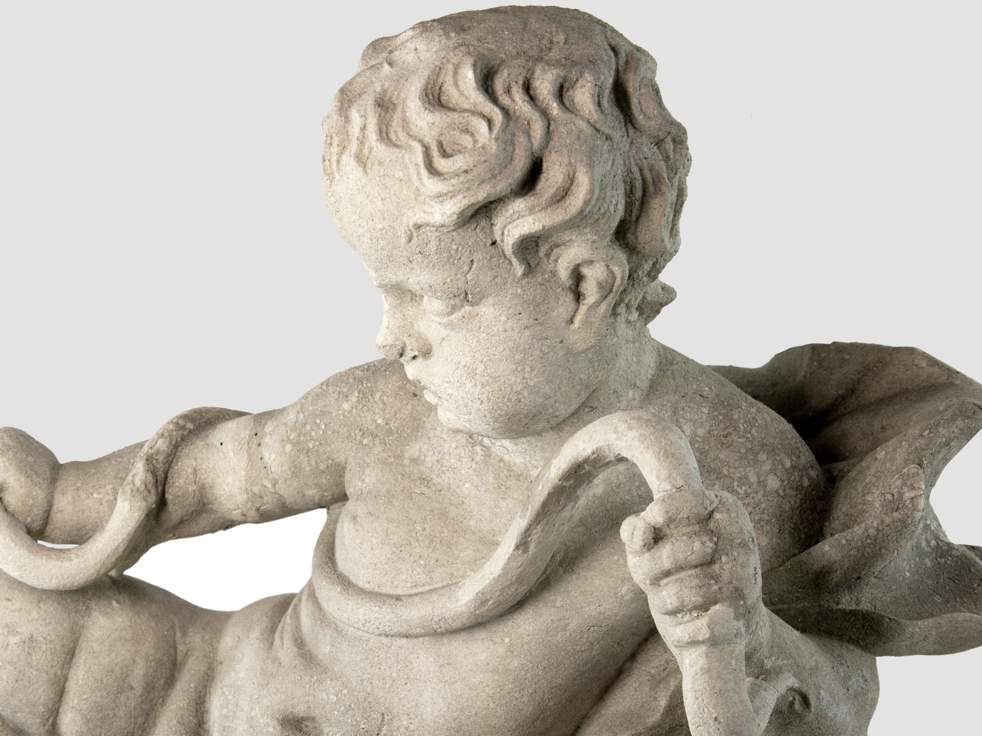 Der junge Herkules, 17./18. Jahrhundert, Sandstein - Image 2 of 3