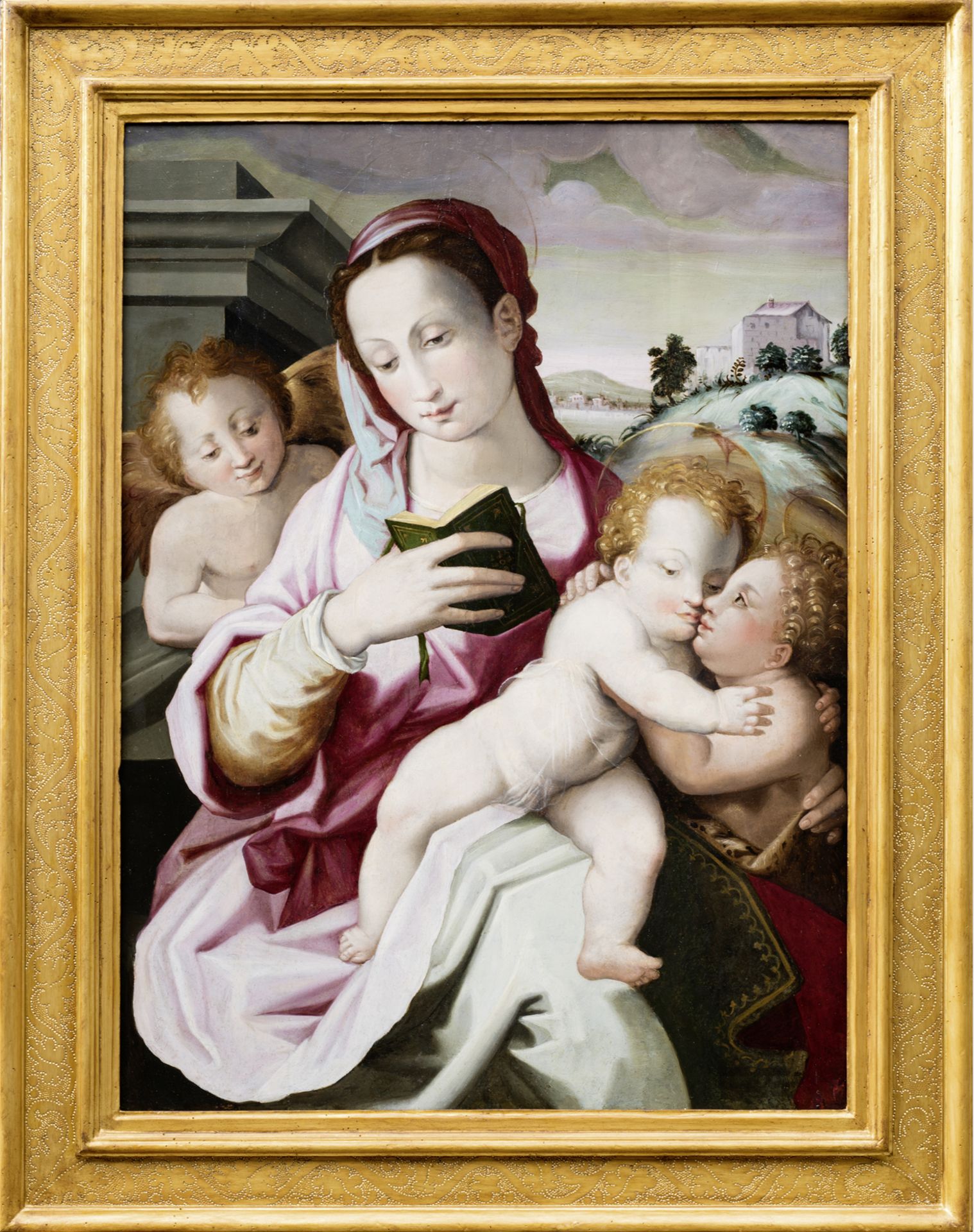 Michele Tosini, Badia di Passignano 1503 - 1577 Florenz, Maria mit dem Kind und dem Johannesknaben - Image 2 of 3