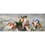 Mythologisches Gemälde "Poseidon", Italien/Rom?, 1750/70