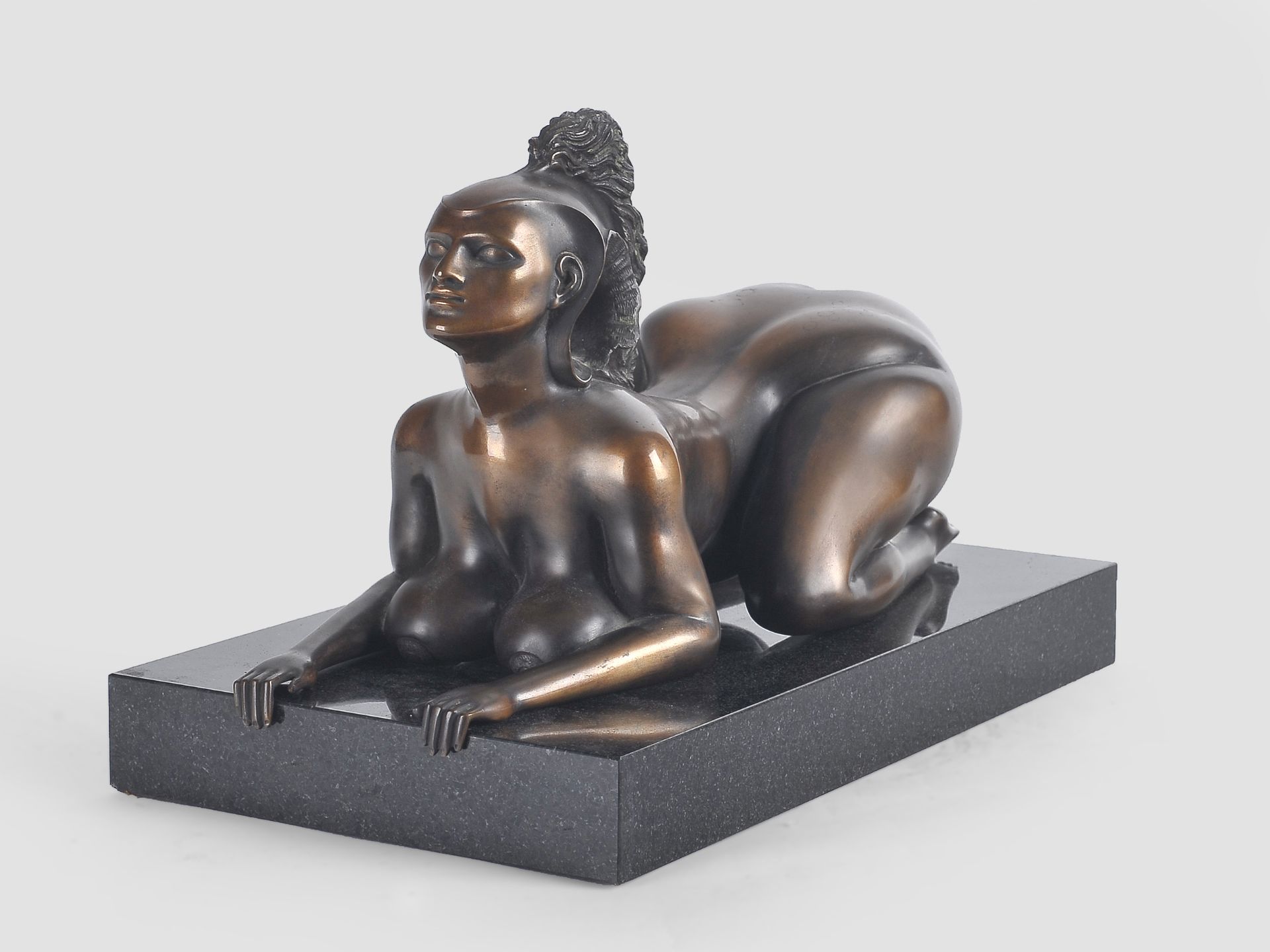 Ernst Fuchs, Wien 1930 - 2015 Wien, Sphinx, Bronze