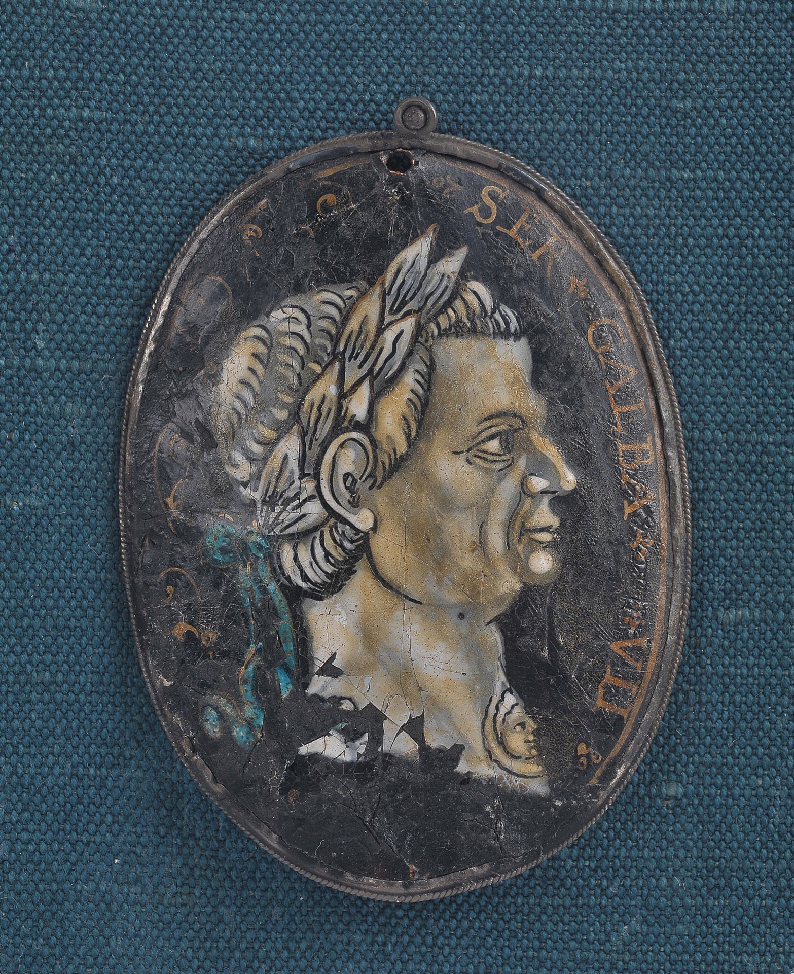 Caesar, Emaille, 18. Jahrhundert - Image 2 of 3