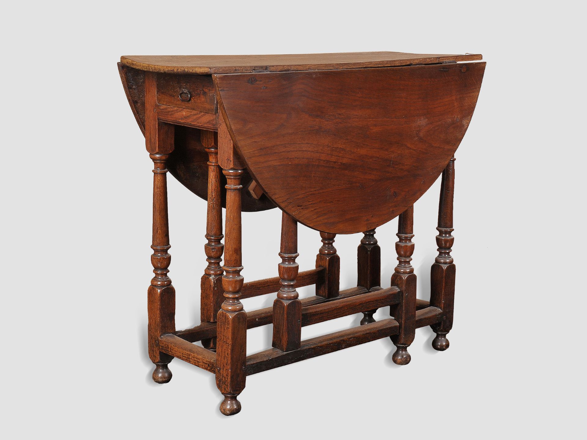 Gateleg Table, England, 17./18. Jahrhundert - Image 2 of 4