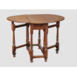 Gateleg Table, England, 17./18. Jahrhundert