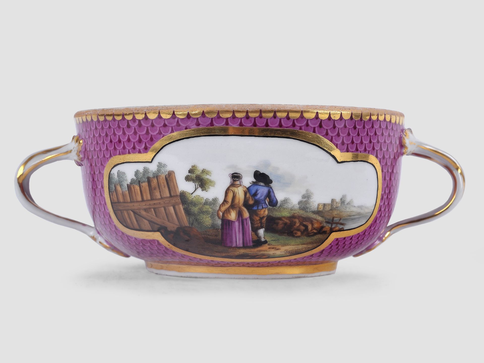 Meissen Ecuelle, um 1750, Porzellan - Image 11 of 12