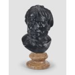 Seneca Portraitbüste, Italien, 1780/1800, Bronze