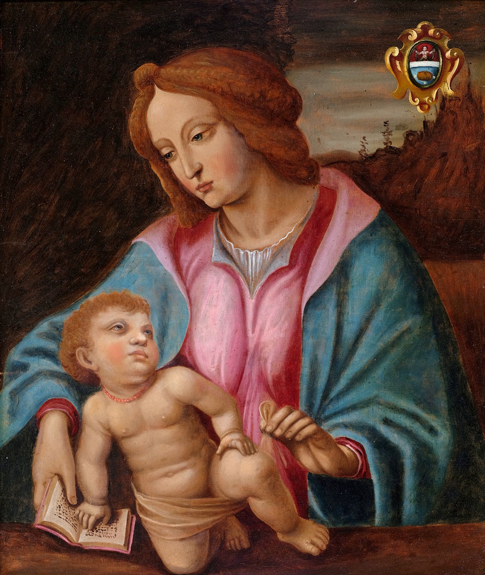 Madonna, Gemälde, 17. Jhdt.