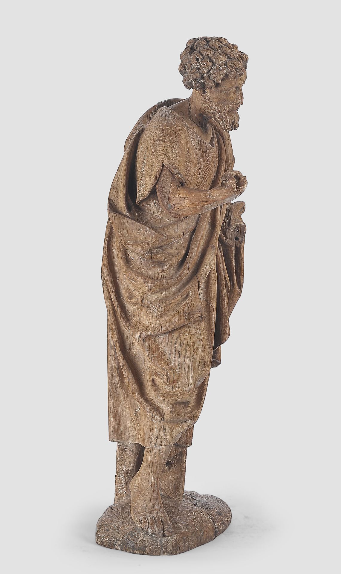 Heiliger Johannes der Täufer, Flämisch um 1500, Eichenholz - Image 4 of 6