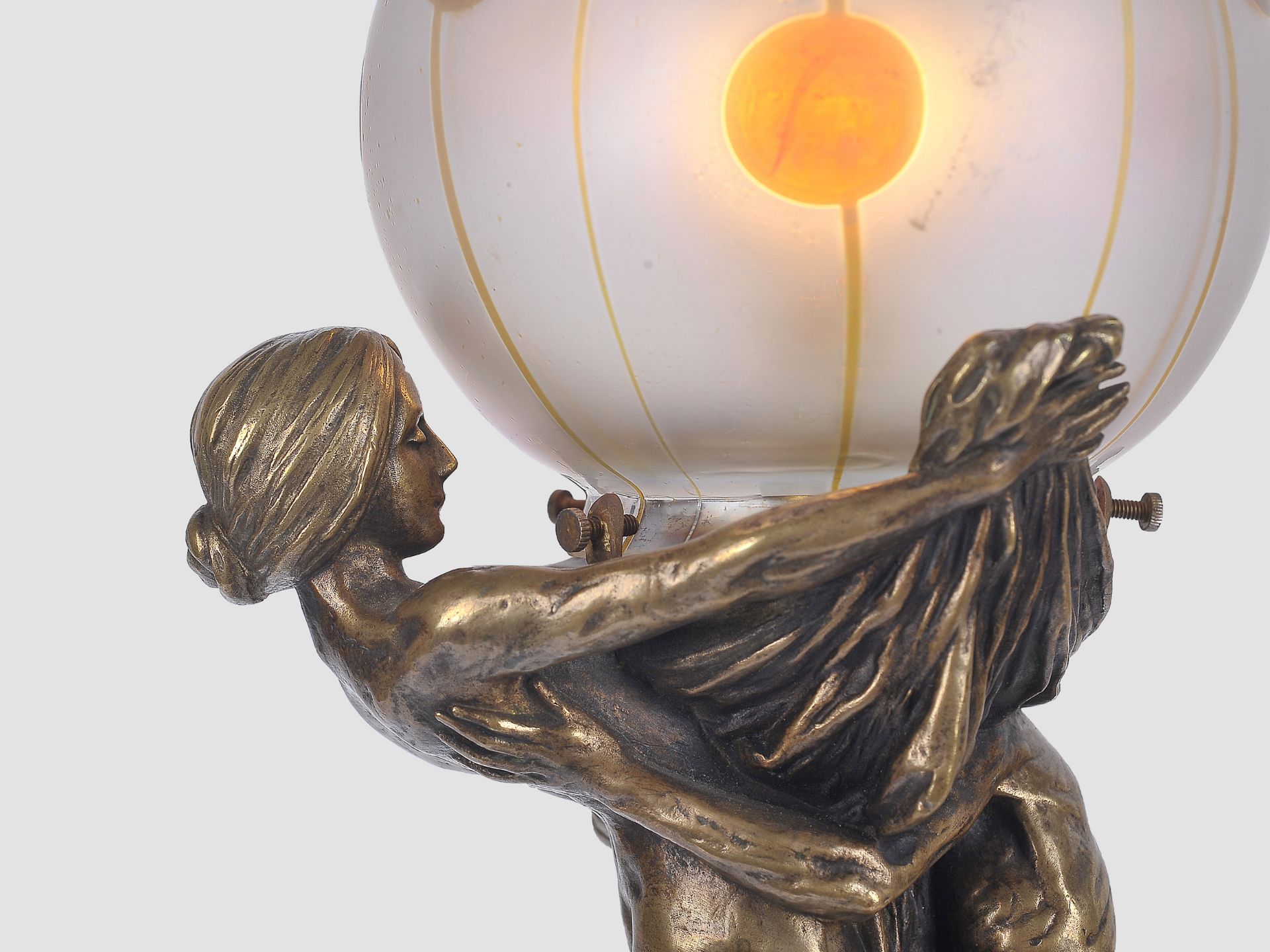Jugendstillampe, Gustav Gurschner & Johann Loetz Witwe - Bild 5 aus 9