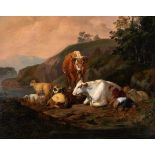 Friedrich Voltz, Nördlingen 1817 - 1887 München, Kühe auf der Weide, Gemälde