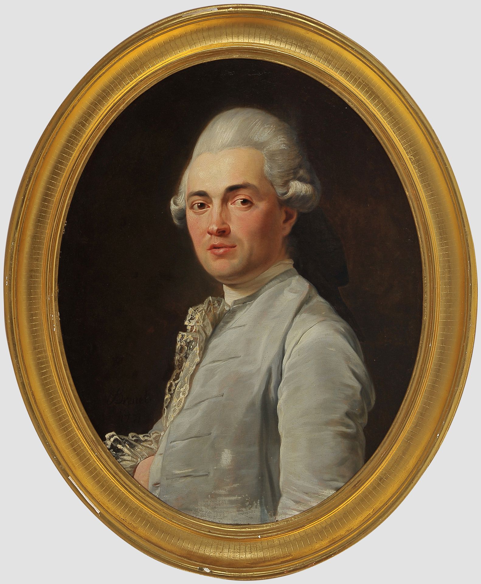 Nicolas Guy Brenet, Paris 1728 – 1792 Paris, Portraits des Ehepaares „Von Schauenstein“ - Image 2 of 11